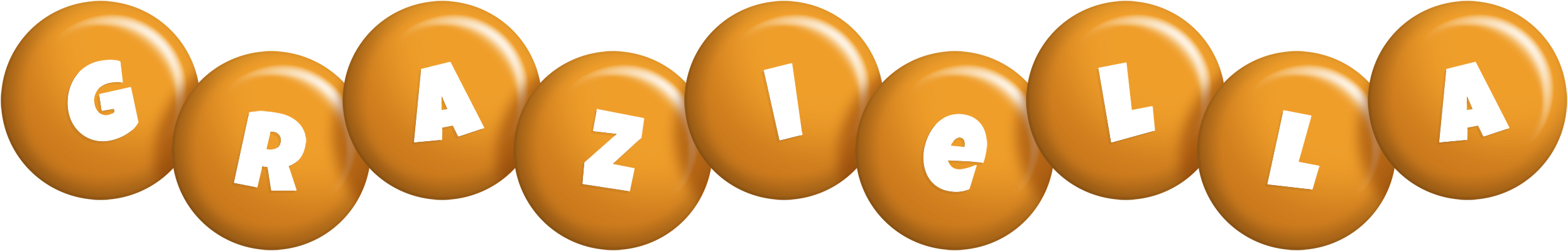 Graziella candy-orange logo
