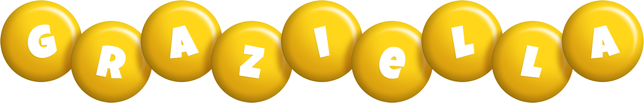 Graziella candy-yellow logo