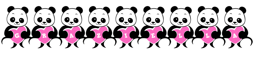 Graziella love-panda logo