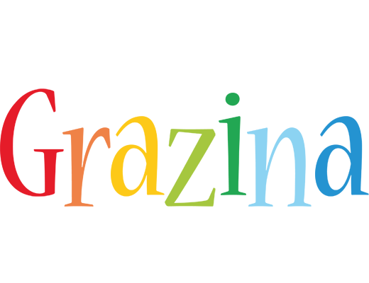 Grazina birthday logo