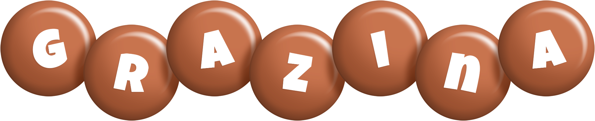 Grazina candy-brown logo