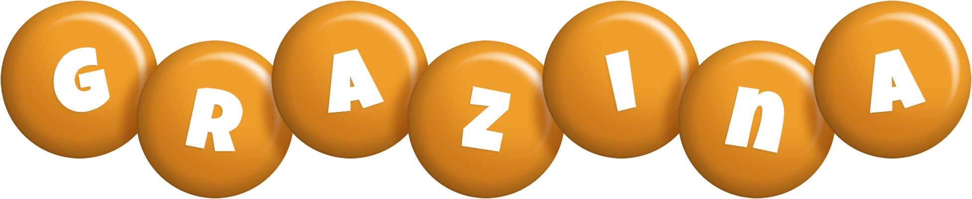Grazina candy-orange logo