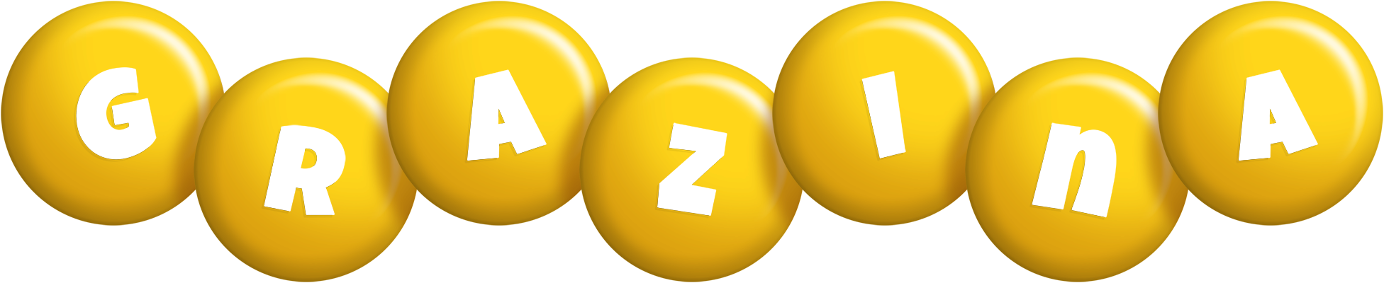 Grazina candy-yellow logo