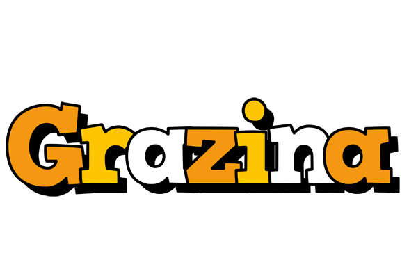 Grazina cartoon logo