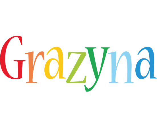 Grazyna birthday logo