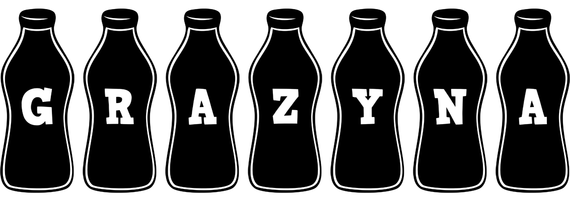 Grazyna bottle logo