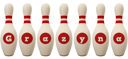 Grazyna bowling-pin logo