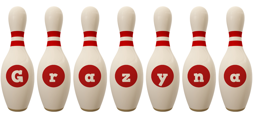 Grazyna bowling-pin logo