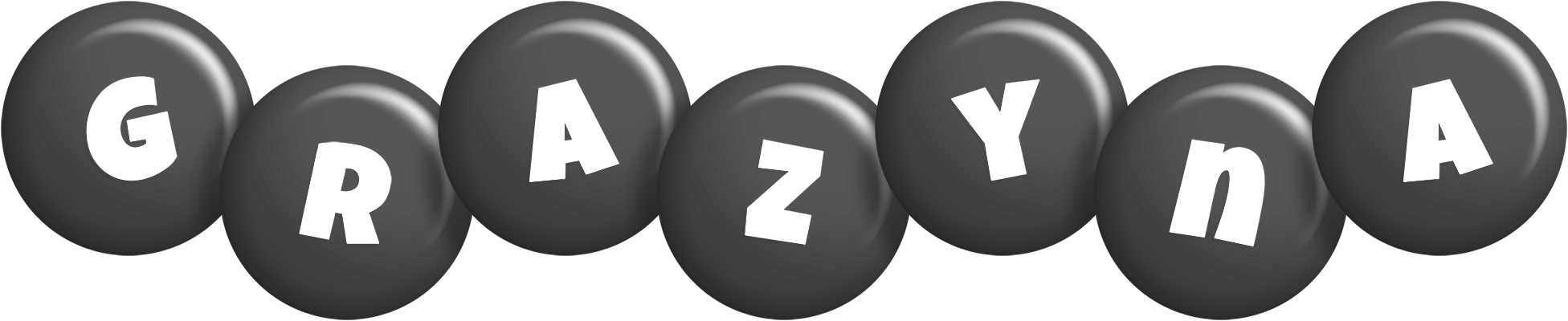 Grazyna candy-black logo