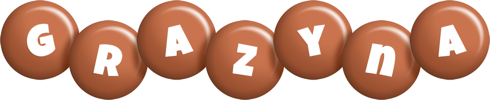 Grazyna candy-brown logo