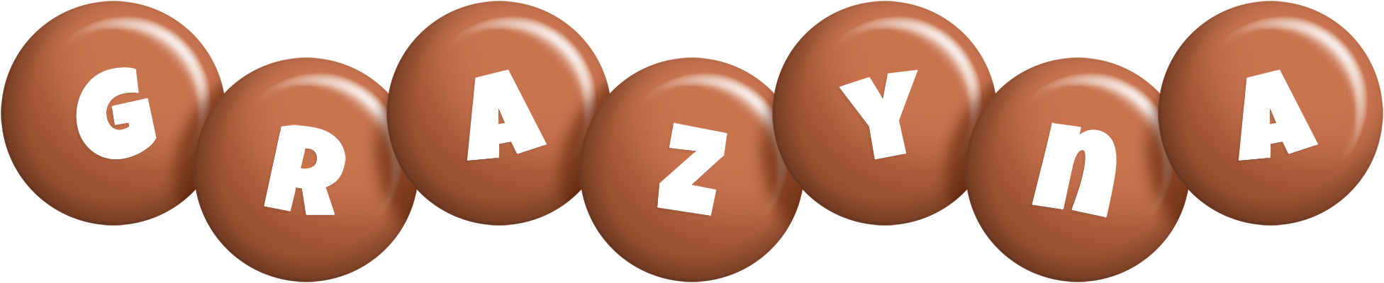 Grazyna candy-brown logo