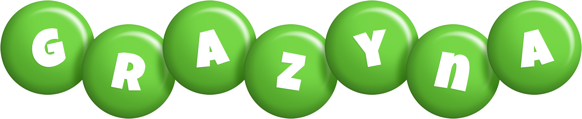 Grazyna candy-green logo