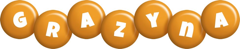 Grazyna candy-orange logo