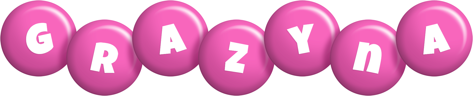 Grazyna candy-pink logo