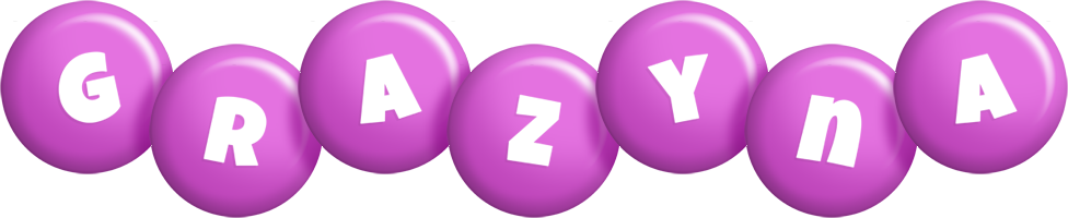 Grazyna candy-purple logo