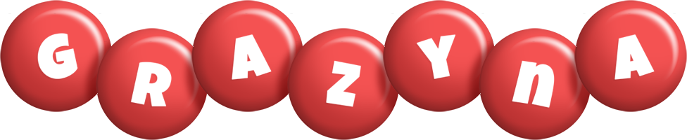 Grazyna candy-red logo