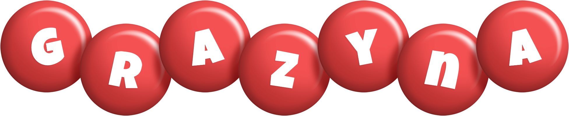 Grazyna candy-red logo