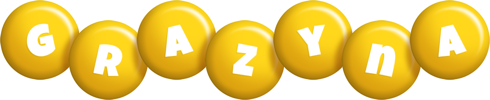 Grazyna candy-yellow logo