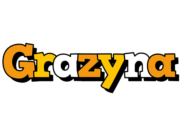 Grazyna cartoon logo