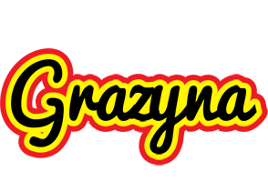 Grazyna flaming logo