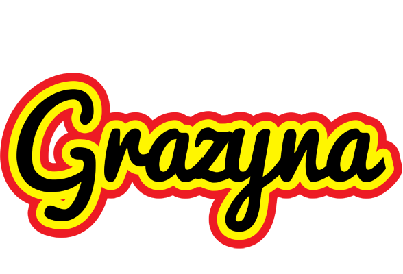 Grazyna flaming logo