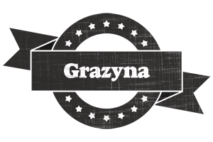 Grazyna grunge logo