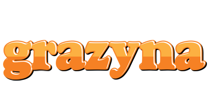 Grazyna orange logo