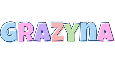 Grazyna pastel logo