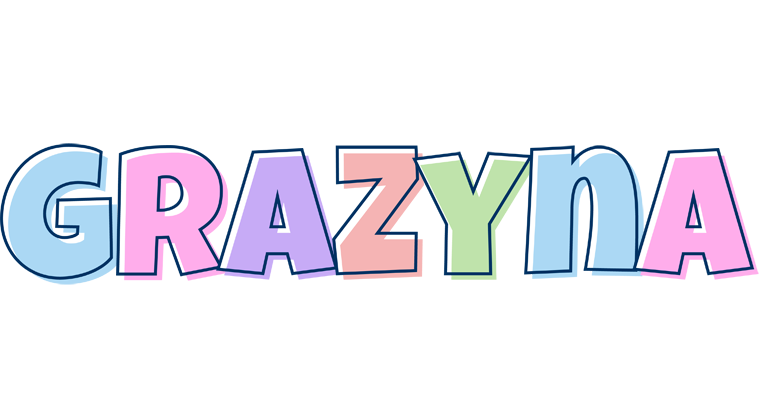 Grazyna pastel logo