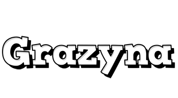 Grazyna snowing logo