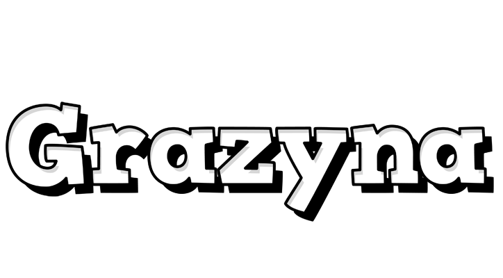 Grazyna snowing logo