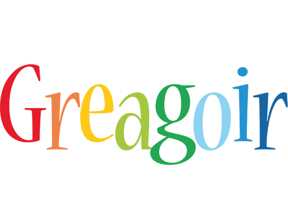 Greagoir birthday logo
