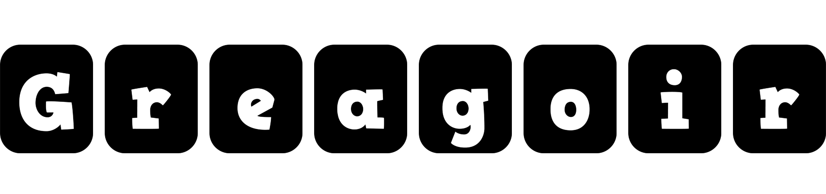 Greagoir box logo