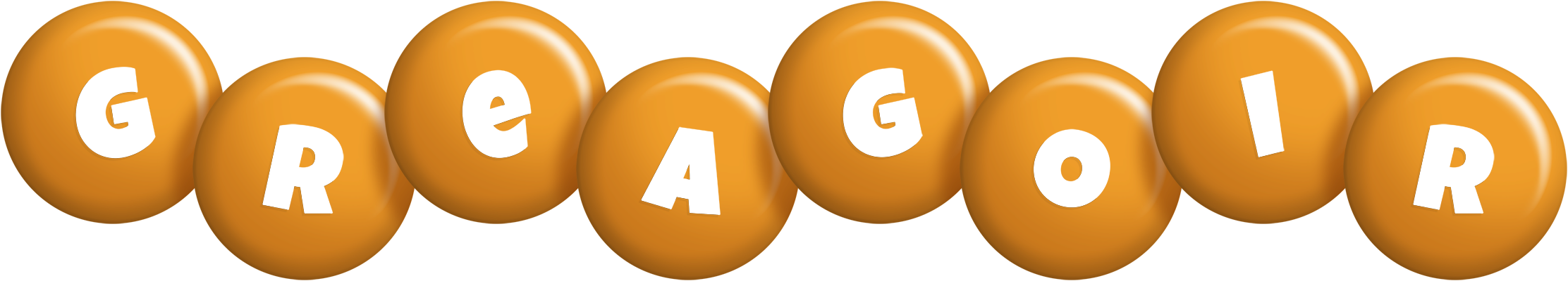 Greagoir candy-orange logo