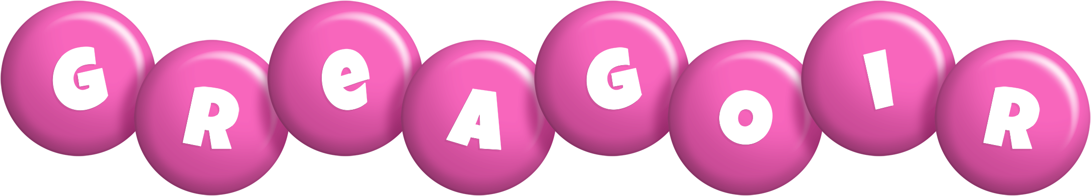 Greagoir candy-pink logo