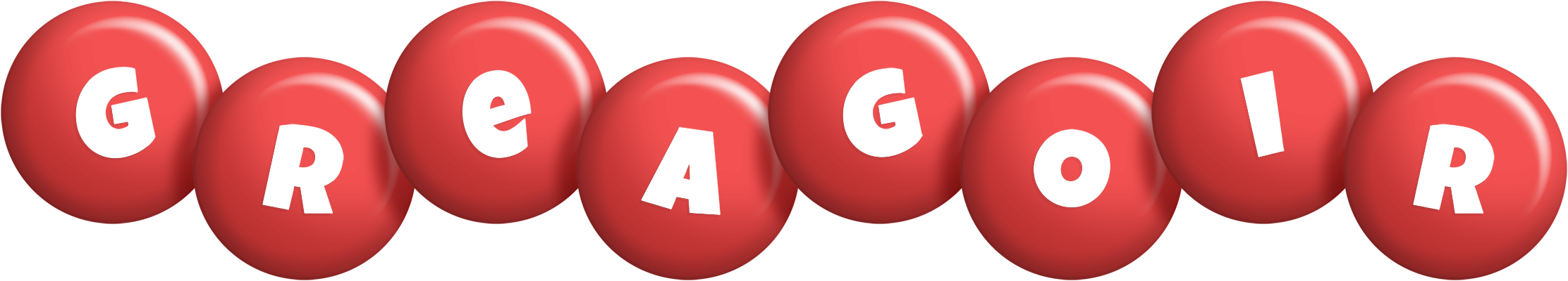 Greagoir candy-red logo