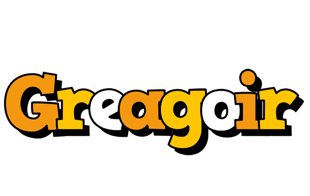Greagoir cartoon logo