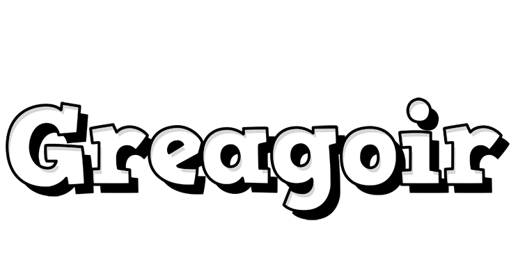 Greagoir snowing logo