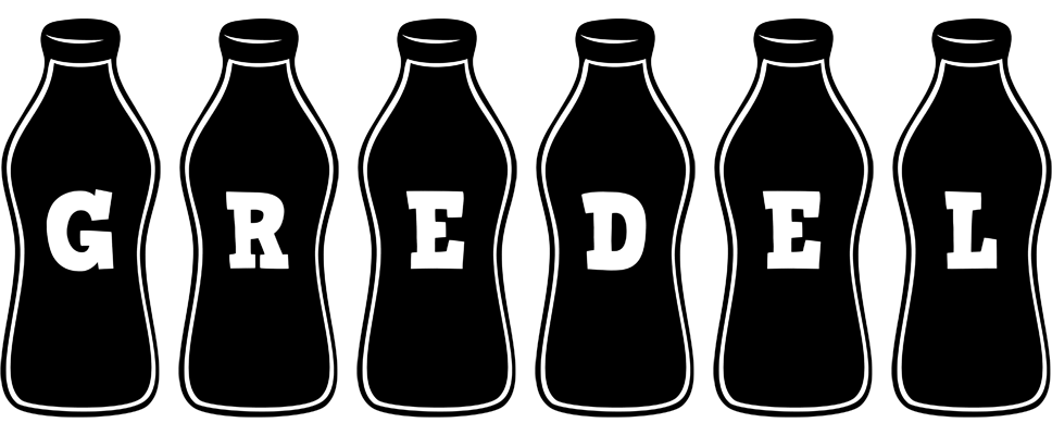 Gredel bottle logo