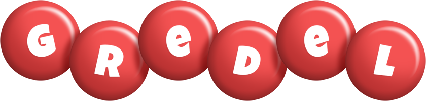 Gredel candy-red logo