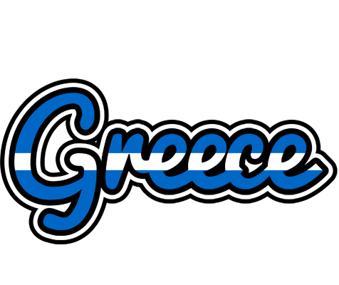 GREECE logo effect. Colorful text effects in various flavors. Customize your own text here: https://www.textgiraffe.com/logos/greece/