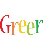 Greer birthday logo