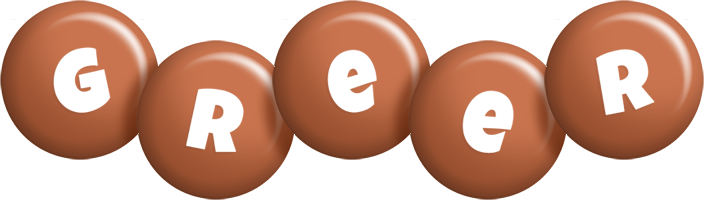 Greer candy-brown logo