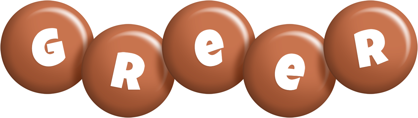Greer candy-brown logo