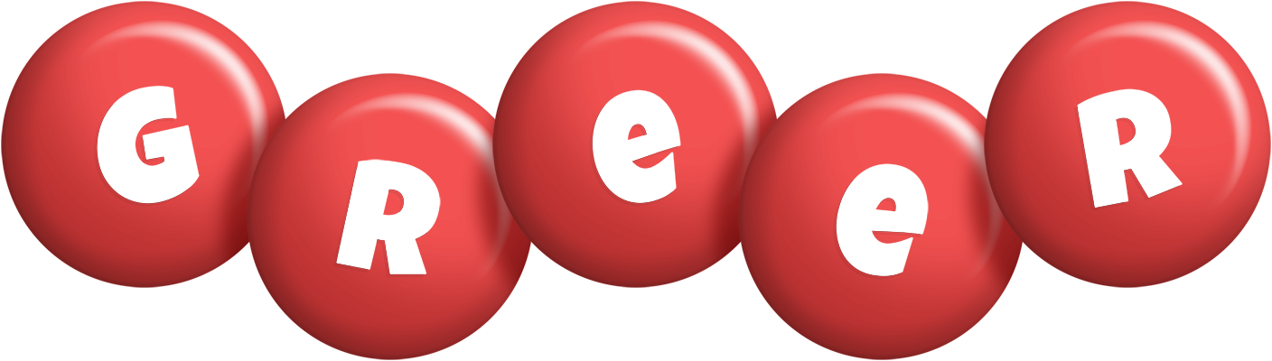 Greer candy-red logo