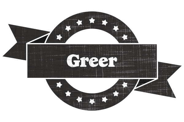 Greer grunge logo