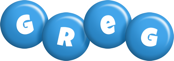 Greg candy-blue logo