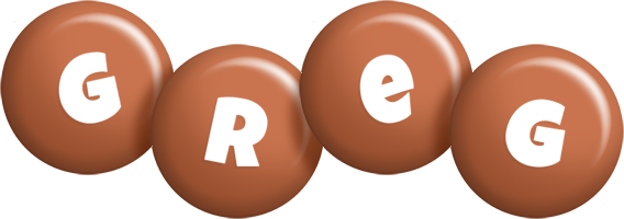 Greg candy-brown logo
