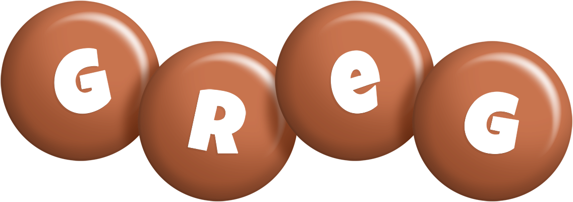 Greg candy-brown logo