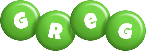 Greg candy-green logo